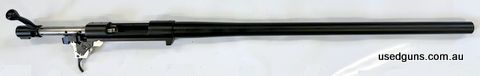 Stainless barrelled action for a Howa model 1500 in 223 with plenty of life left. Cerakoted in black with bolt and trigger. Great platform to build from. $65 po