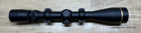Price is posted, VX-3 Leupold 3/5-10x40 scope with crystal clear lens and picatinny alloy low rings. Scope has some minor scratches near the rings (no gouges or