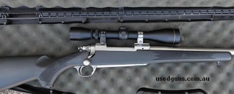 One owner, I bought it new in 2005. Proper stainless synthetic rifle. Fired no more than 250 rounds. Trigger job and barrel floated. Super accurate rifle. Selli
