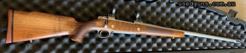 Sako 85 Stainless Hunter chambered in 300 win mag. Action has been aluminium pillar bedded, Trentech Taipan muzzle brake fitted, trigger lightened and worked to