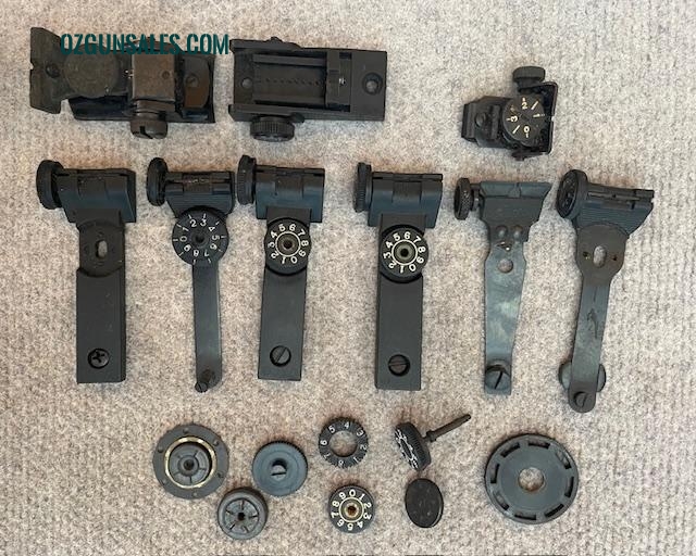 Various Air Rifle Rear Sights Lot