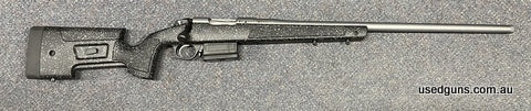 As new condition Bergara Premier HMR Pro chambered in 6.5 Creedmoor. Has a 24 inch threaded barrel. Only fired 20 rounds. Comes in its original box with a detac