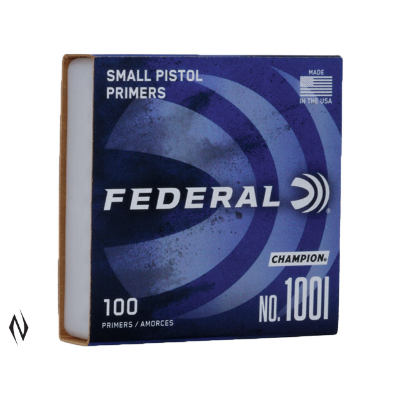 FEDERAL PRIMER 100 SMALL PISTOL • Pack 100