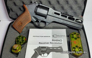 Cased with speed loaders as pictured. Postage $75. Stock #C330