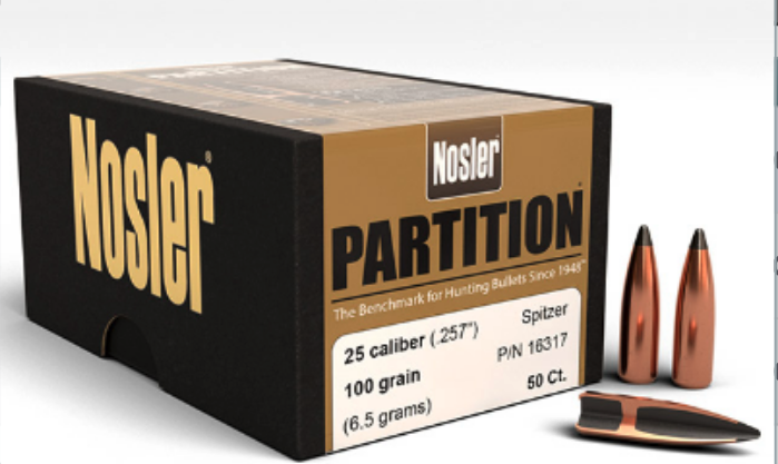 NOSLER 257 PARTITION 50PK