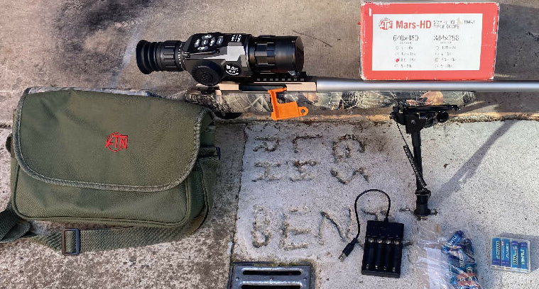 ATN Mars-HD thermal scope. 640x480 detector. Great unit. Connects to IPad with obsidian app. Comes with ATN bag spare batteries and charger. Selling as not usin
