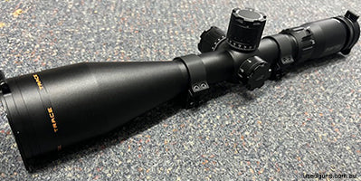Zero Tech Trace 4.5-27x50 with R3 MOA reticle in the second focal plane. Comes ion a set of Leupold PRW2 rings. Replacement value for scope and rings is $1065 m