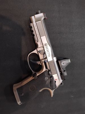 BERETTA 92X 9MM with trijicon rmr red dot sight cased 6 mags