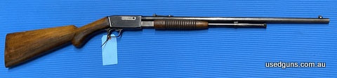 Good condition Browning Trombone in 22LR. Sports a 20 inch barrel. Pump works well. Some marks to the stock and barrel.