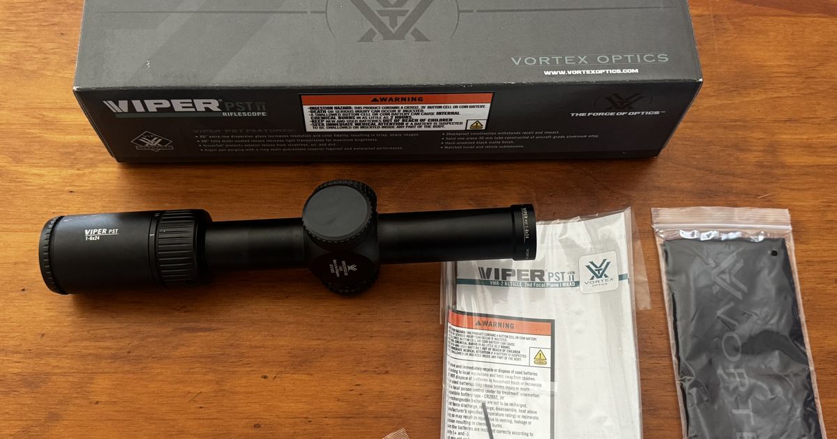 Vortex viper rifle scope