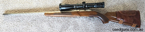 If you are looking for an amazing long-distance rifle, the Sako 85 Varmint offers a wide range of adjustable features with formidable accuracy. This Rifle is AL
