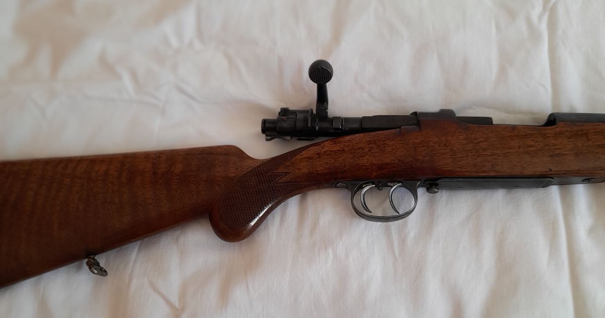 Early German small ring Mauser 98 stalking rifle