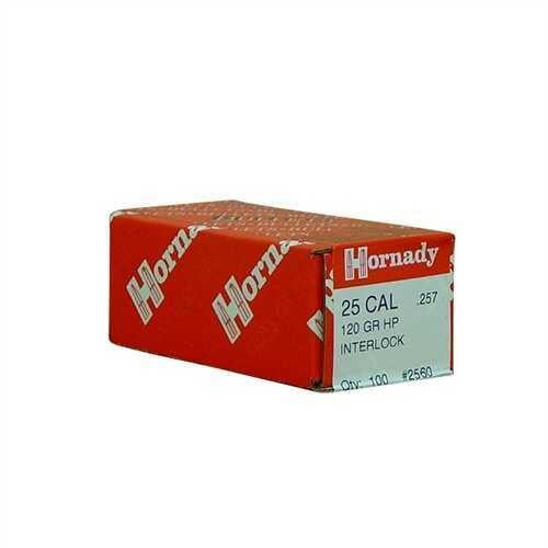 HORNADY .257 120GN HOLLOW POINT INTERLOCK 100 PACK