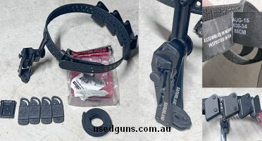 Almost perfect condition competition holster set, will fit male size 30-34 without any issue. Used once on a practice comp, was setup for a 2011 platform, every