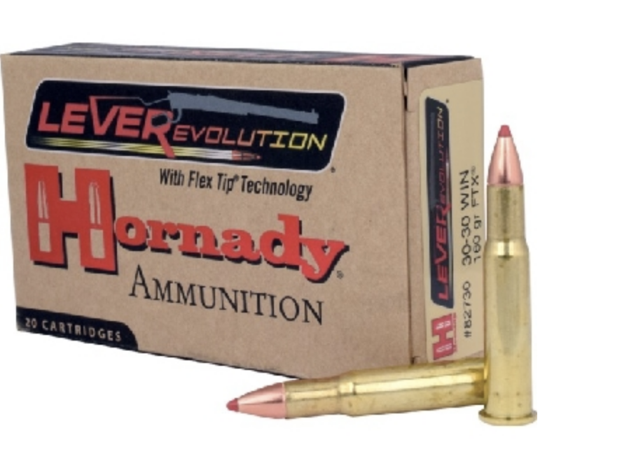 Hornady 30-30 Winchester 160 grain FTX Leverevolution