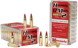 HORNADY
H83176
17 MACH 2
15.5GR, NTX, POLYMER TIP
2100 FPS
AMMUNITION
$22.55 /PER 50
$191.40 /PER 500