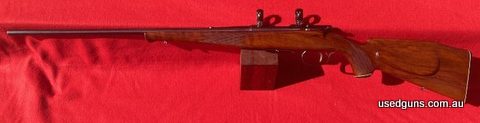 Nice old Anschutz in 222 Rem, 1 inch rings fitted. Barrel is good, smooth action and nice trigger. Price includes postage except W.A.