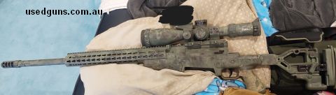 Selling my near perfect condition 2023 AXMC in 300 win mag (500 rounds used, 26inch 1:10 twist cerakoted, breaked with a 4 port). comes with 3 magazines..  Pain