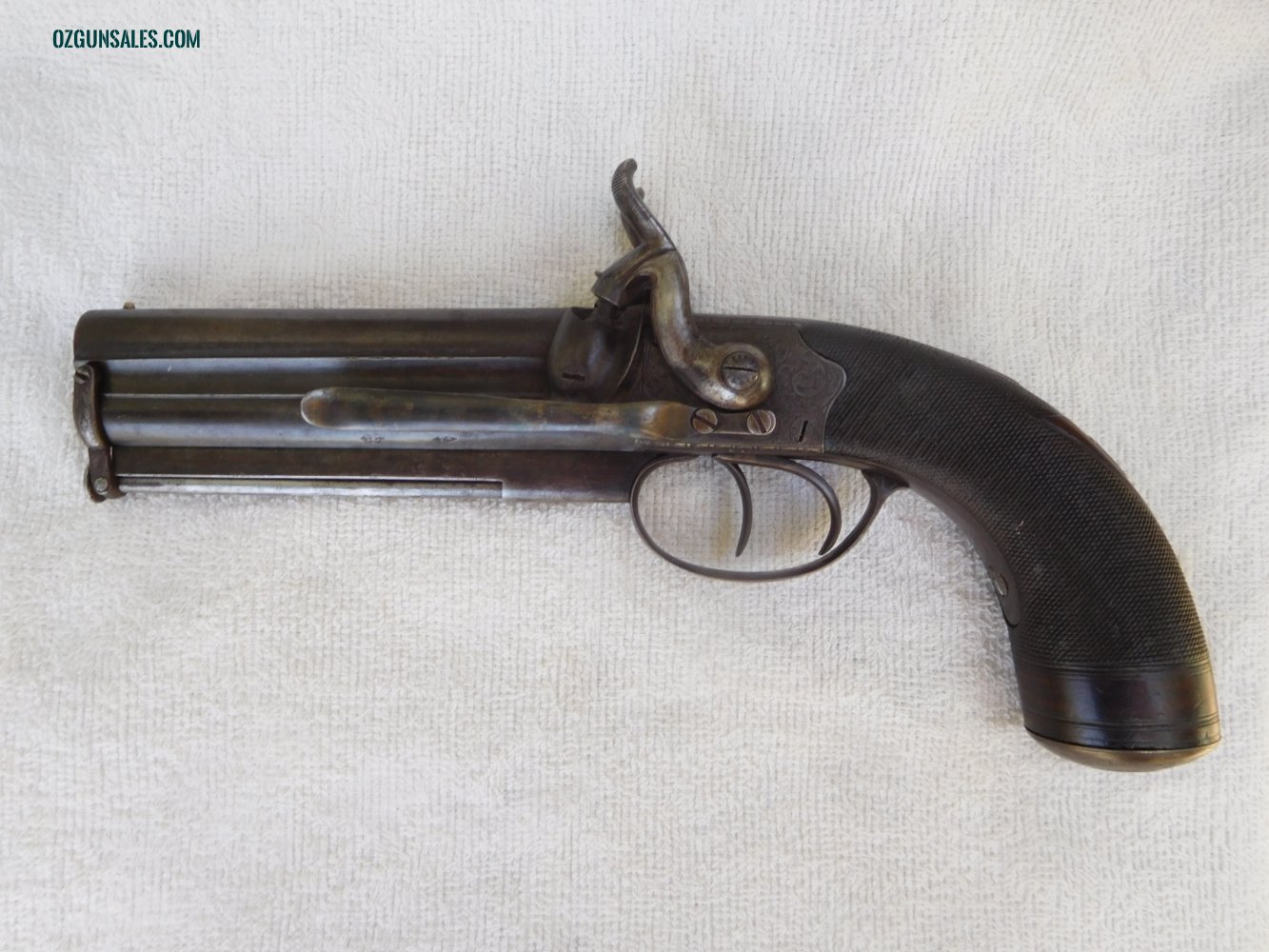 E. London Percussion Over/Under Pistol C1840
