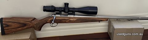 Presents as new condition. Has heavy duty scalloped barrel. Selling due to lack of use. Is a beautiful gun to shoot. Matched with Zeiss scope makes it an extrem
