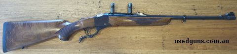 Ruger No1 in .303 British. Comes with Leupold tall scope rings. Very nice piece of timber. Condition excellent, seen very little use.