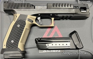 Brand new model just landed. Laugo Arms Alien Target with 6" barrel. Comes in hard case with 2 mags. $30 post to your dealer Australia Wide. 2 months lay-by ava