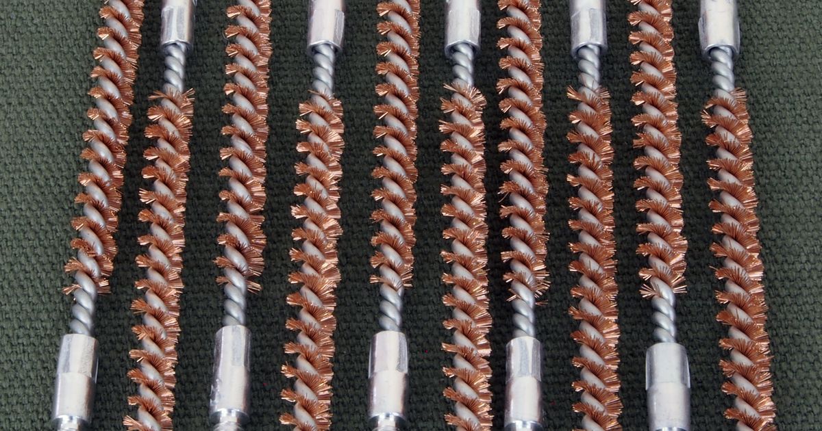 22 Cal Bronze Brush pack (10 Brushes). For rifle barrel cleaning.