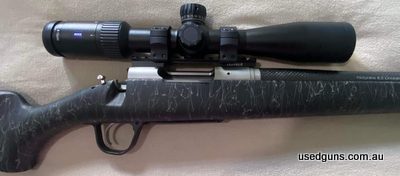 As new, less than 20 rounds fired, in excellent condition, never been taken into the field. Zeiss Z-plex 4x16 scope with quick adjust turrets, Leupold rail and 