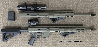 Warwick WFA1-L in excellent condition with 223 Wylde 20inch Heavy Barrel (Complete Upper with Bolt Carrier Group & FABA Kit) & 300 Blackout 16inch Heavy Barrel 