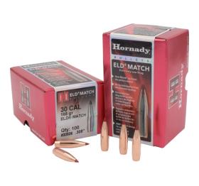 Hornady 30 Cal .308 168gr ELD Match 100pk