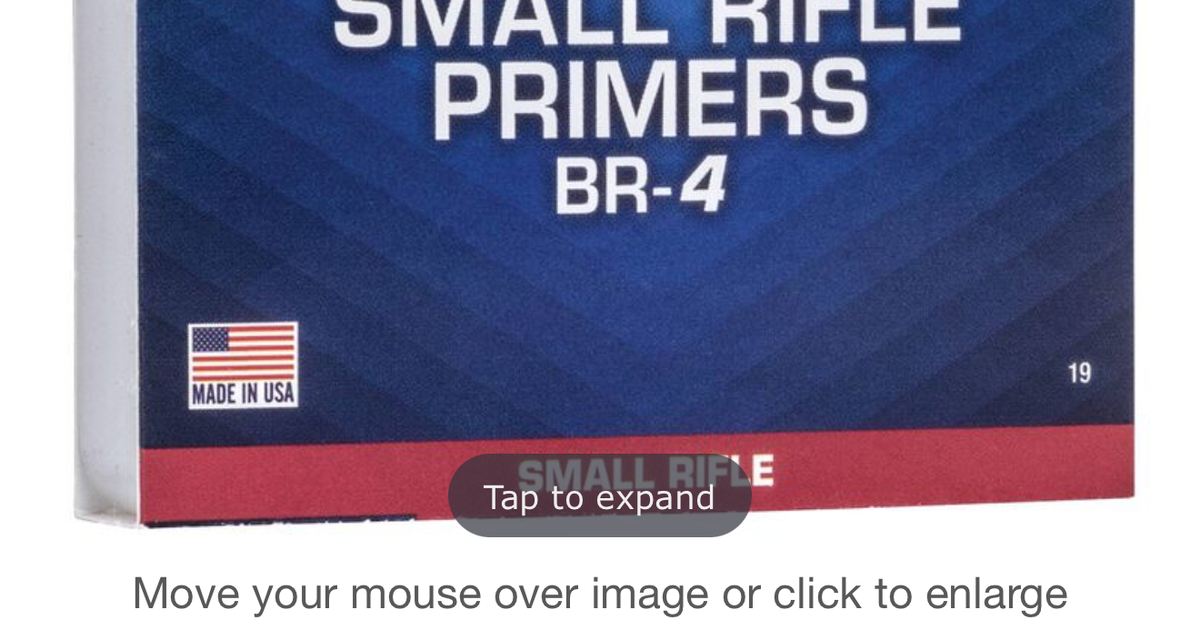 CCI BR-4 bench rest small rifle primers