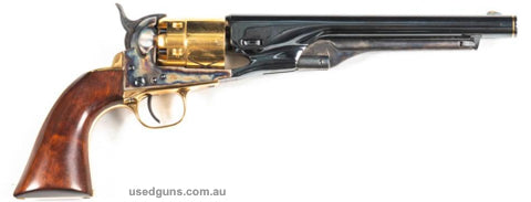 COLT SIGNATURE SERIES MOD. 1860 ARMY S.A. PERCUSSION REVOLVER: 44 cal; 6 shot cylinder; 8" (205m/m) barrel with exc. bore & rifling, REMAIN unfired;