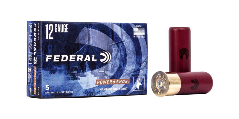 Federal 12G 4 Buck 27 Pellet 1325 FPS 5 Pack
