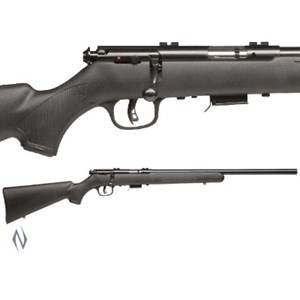 SAVAGE
93R17FV
MODEL 93R17 VARMINT
17HMR 5 SHOT
SYNTHETIC STOCK
BLUED FINISH

NEW $699