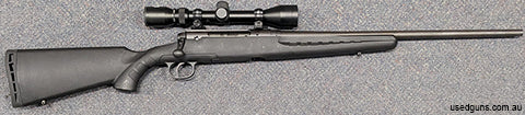 Savage Axis in very good condition. Comes fitted with a Bushnell 3-9x40. $65 fright to your dealer Australia Wide (WA Perth only $75). 2 month lay-by available 