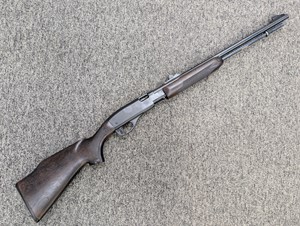 REMINGTON 
MODEL 572 FIELD MASTER
22LR
15 SHOT
PUMP ACTION 
OPEN SIGHTS
CHECKERED TIMBER STOCK
AND FOREND
#E1411134

VGC+ $990