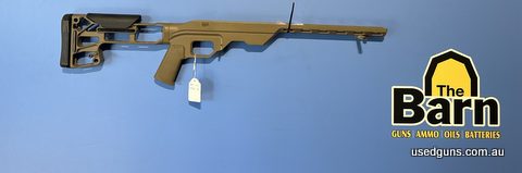 MDT LSS-XL Tikka S/A MDT LSS-XL Tikka Short action stock. FDE in colour. Is in good condition. Legal in NSW. Has some cosmetic marks.