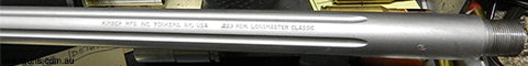 New unfired pull-out barrel. Owner wanted a 1 in 7" twist barrel.