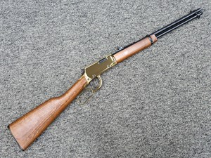 ROSSI
RRBLA22GG
RIO BRAVO 
GOLDEN BOY
22LR, 15 SHOT
LEVER ACTION
18" ROUND BARREL
GOLD RECEIVER AND LEVER
TIMBER STOCK & FOREND 
OPEN SIGHTS

SPECIAL NEW $715