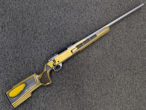 HOWA
1500 CUSTOM PRO VARMINT
223REM
5 SHOT
24 INCH BARREL
STAINLESS STEEL
1 IN 8 INCH TWIST
BOYD PRO VARMINT 
HORNET YELLOW LAMINATED STOCK
WITH CUSTOM BW CHECKERING
MDT PIC RAIL
HACT ADJUSTABLE TRIGGER
ONE ONLY
#B804262

NEW $1295