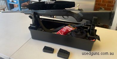 Clearing out my safe as I have too many guns. Great caliber for hitting those long shots and packs plenty of punch, has limbsaver recoil pad, extra 5 round tikk