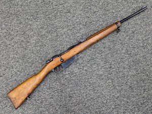 CARCANO
MODEL 91/28
6.5 CARC
5 SHOT
GOOD BORE
RARE LONG RANGE ORIGINAL REAR SIGHT
SHORTENED FOREND
#Z2796

EXC $449
