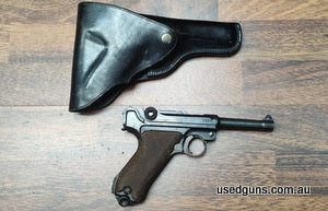 Luger P08 (1918 DWM) 9mm in very good original condition with matching numbers magazine. Plus postage to your nominated dealer