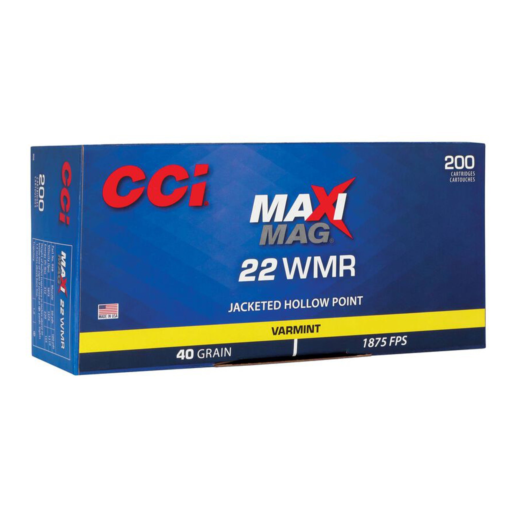 22 WMR Maxi Mag 40gr HP
