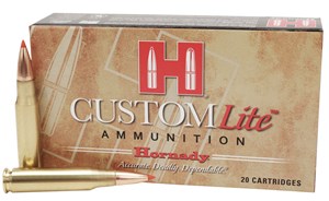 HORNADY
H80866
CUSTOM LITE AMMUNITION
308WIN, 125GR, SST
POLYMER TIP

SPECIAL
$49.90 /PER 20
$249.50 /PER 100
$485 /PER 200