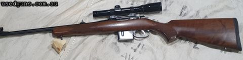 CZ 527 Carbine in 7.62x39 in excellent condition. Sold with 2 magazines. Very low round count (no visible wear on bolt handle or bolt face). Built in 2011, this