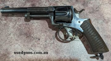 Marked British Constabulary on top strap along with Guaranteed by W W Greener. Half octo half round barrel in pretty good condition. I have some old 455 Eley am