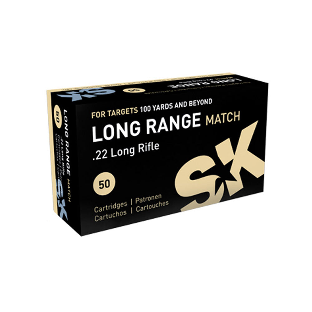 SK Long Range Match 22LR 40gr LRN 1106fps 50pk
