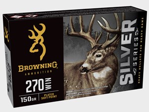 BROWNING
B192602701
SILVER SERIES
270WIN, 150GR, PSP
AMMUNITION

$49.90 /PER 20
$224.55 /PER 100
$415 /PER 200