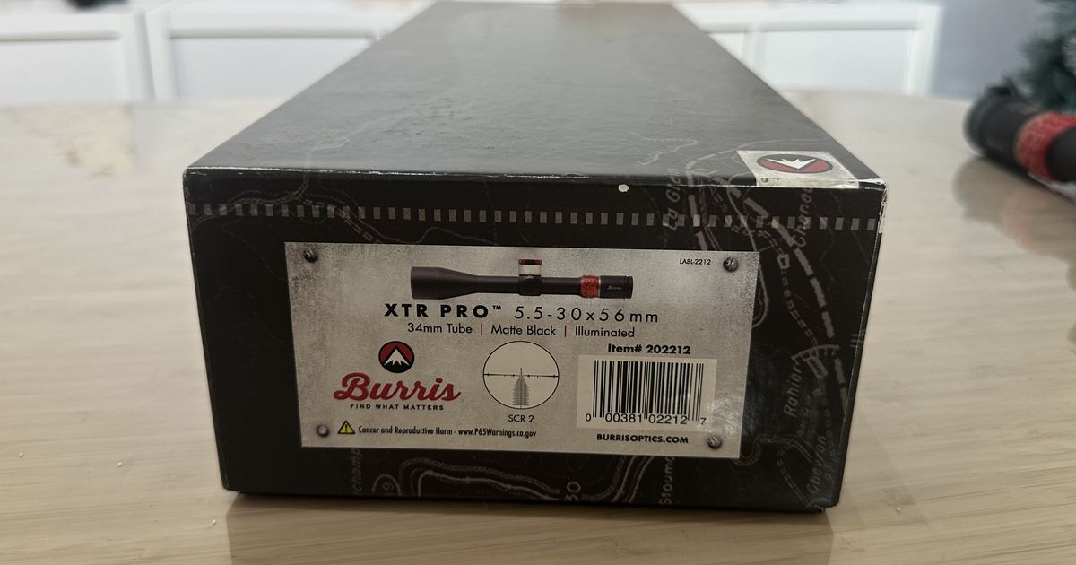 Burris XTR Pro - Fantastic Condition